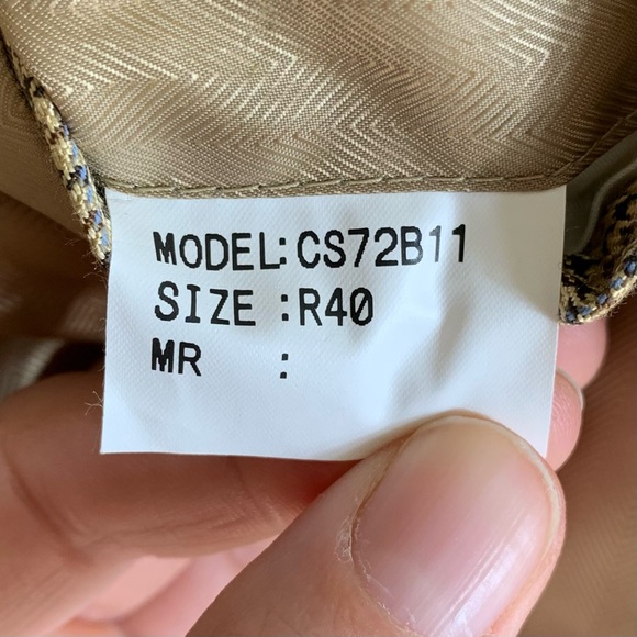 Macy’s Camel Silk/Wool/Cashmere Blend Sport Coat - Picture 11 of 11